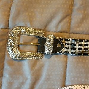 Western bling belt